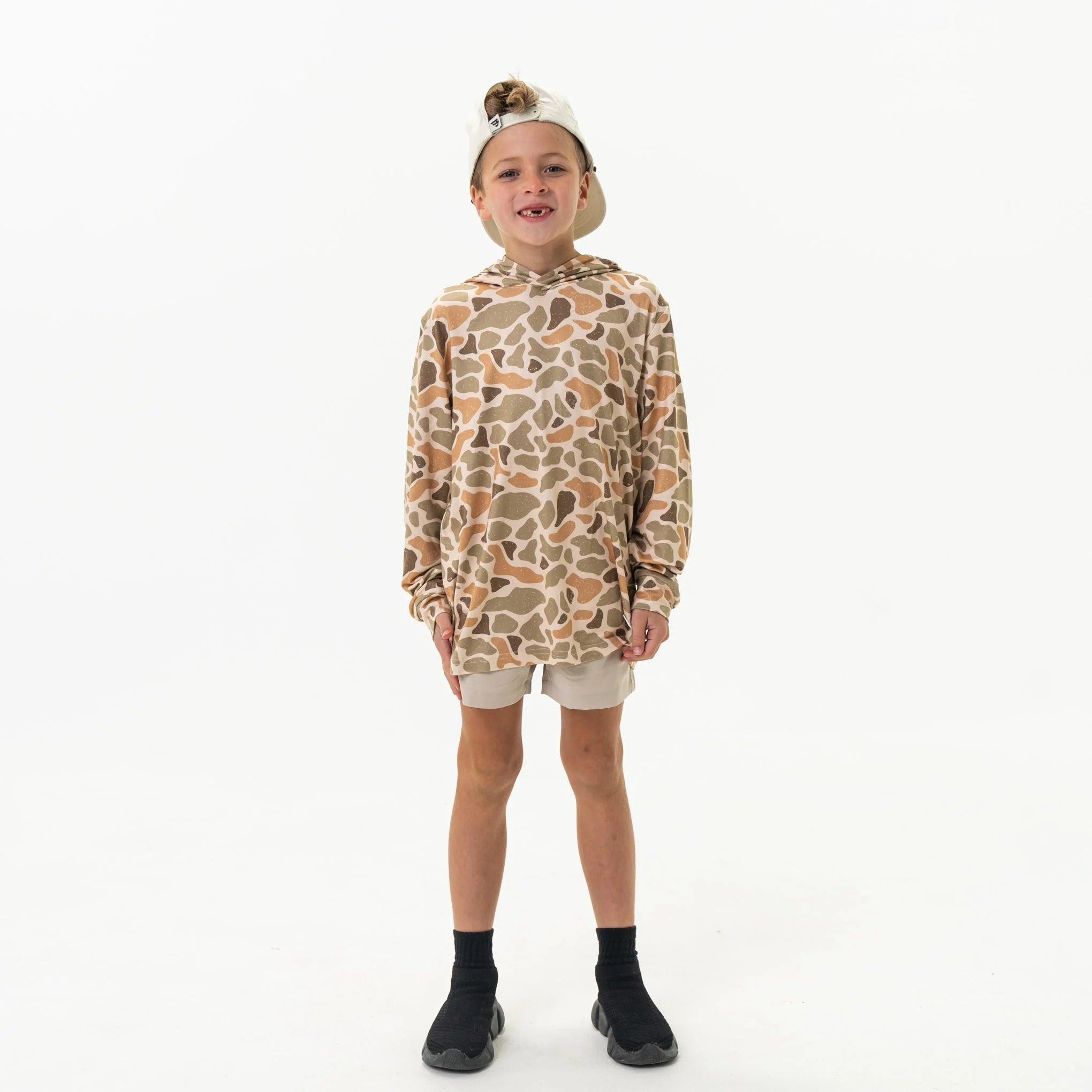 Burlebo Youth Venado Camo Performance Hoodie - Southern Soule Designs