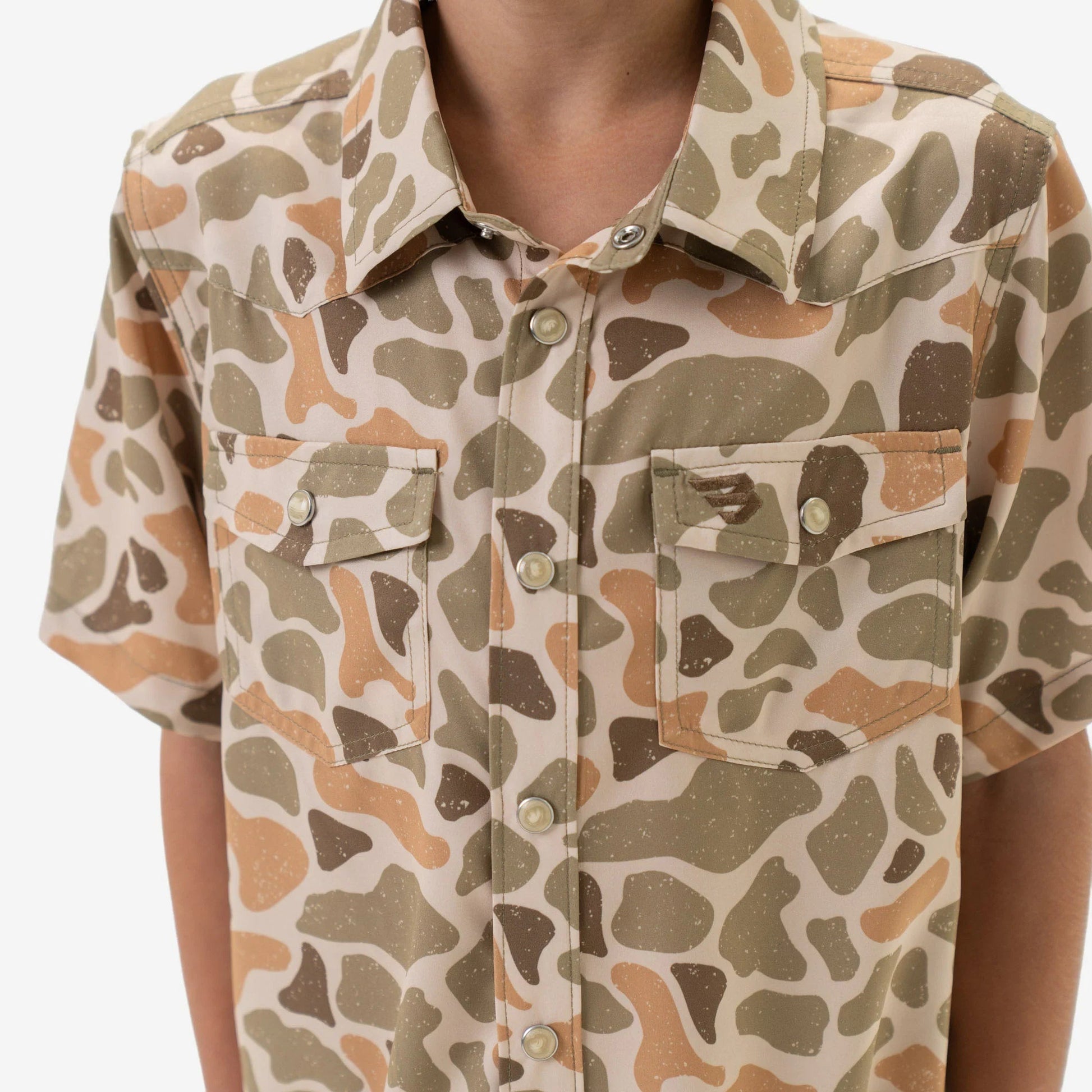 Burlebo Youth Venado Camo Performance Western Shirt - Southern Soule Designs