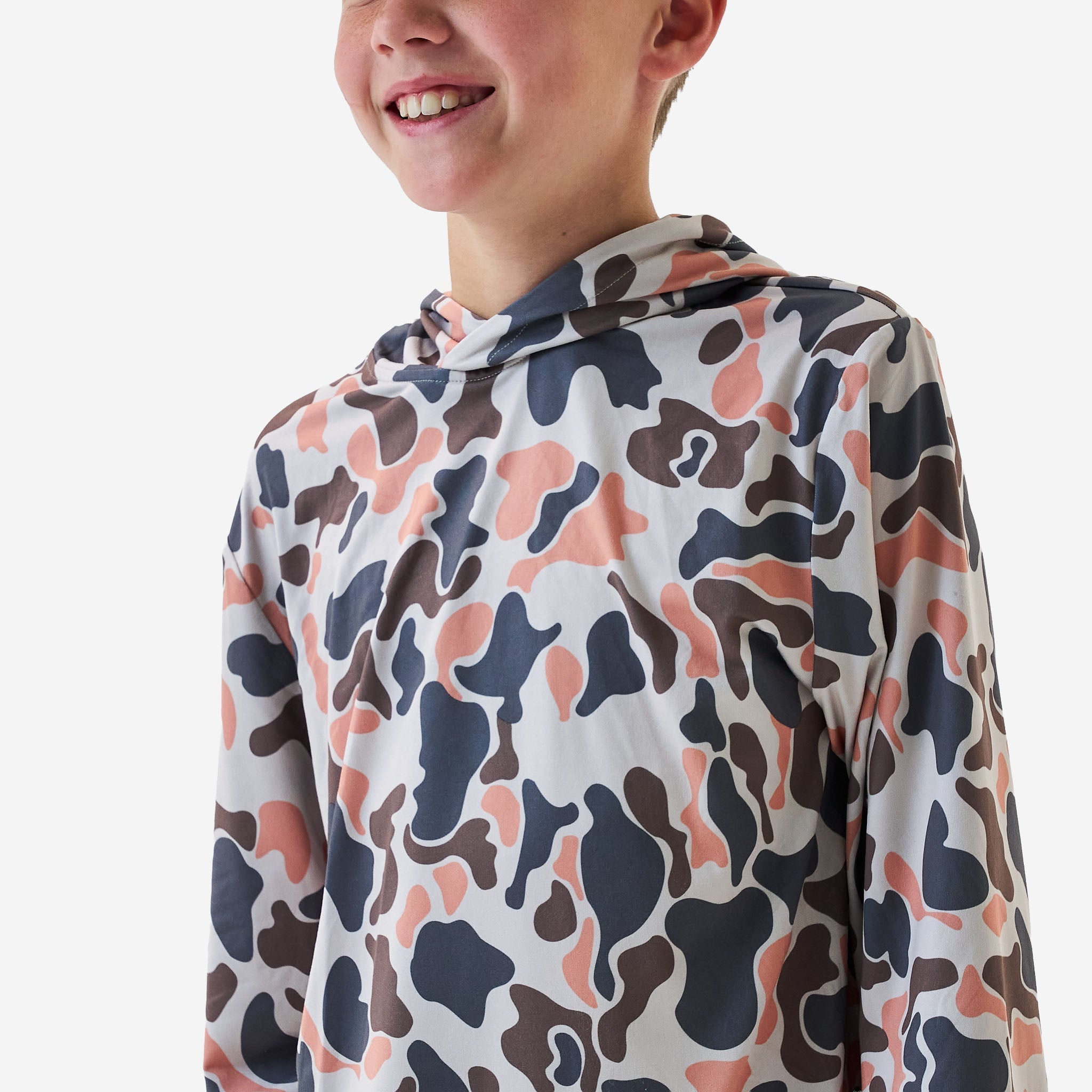 Burlebo Youth Vintage Camo Performance Hoodie - Southern Soule Designs