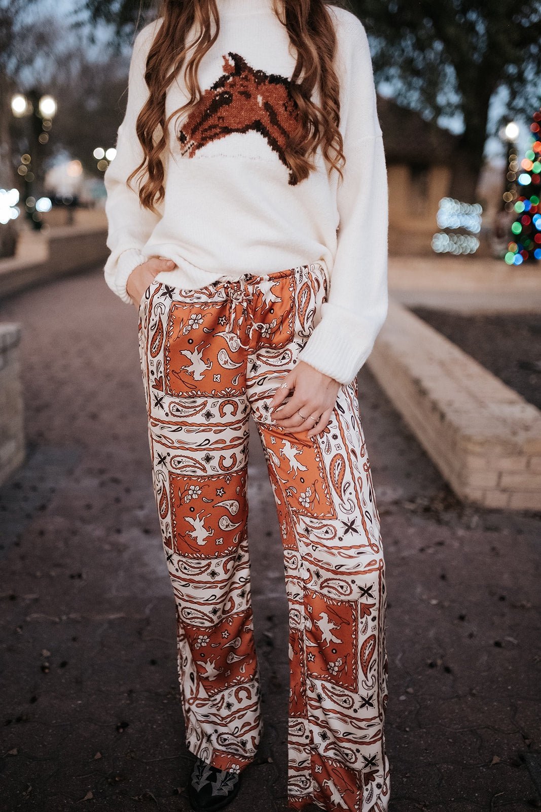 Burnt Orange Drawstring Pants BRP3329 - 11 - Southern Soule Designs