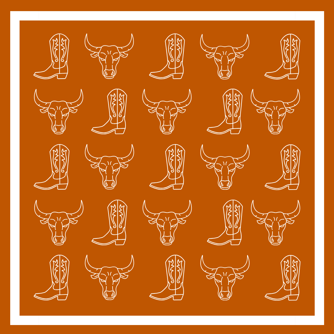 Burnt Orange Gameday Scarf - Southern Soule Designs