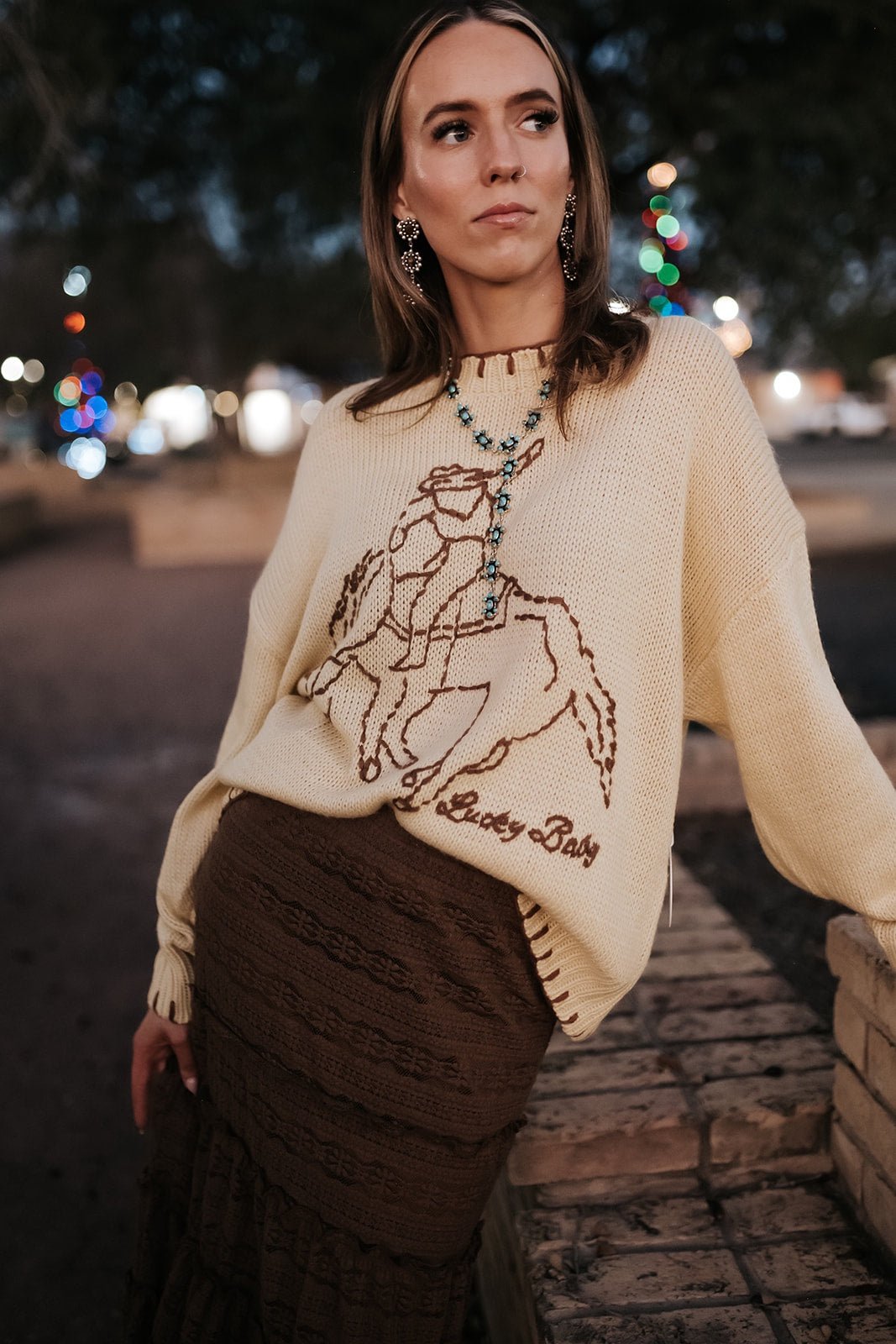 Butter Lucky Baby Stitch Sweater - Southern Soule Designs