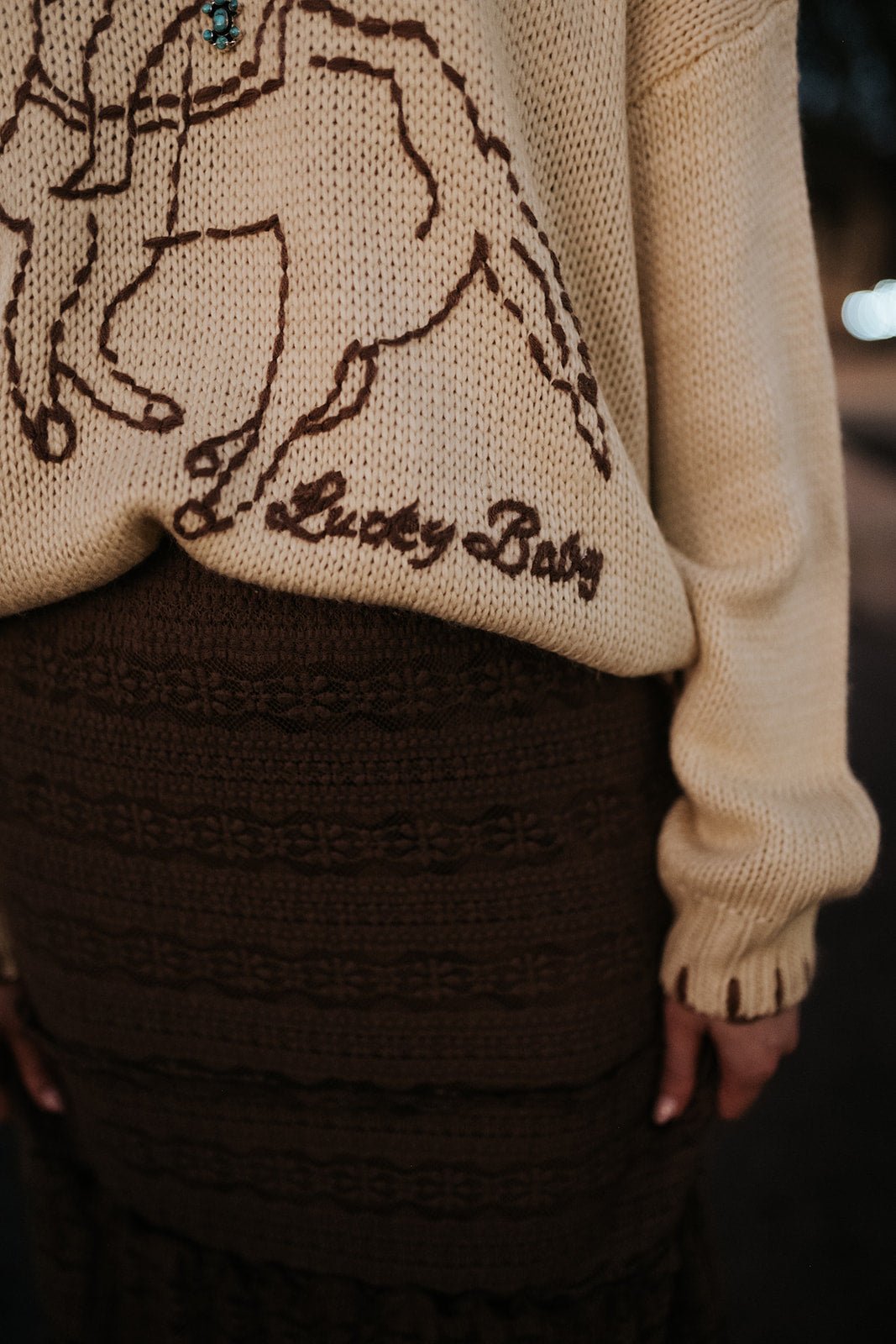 Butter Lucky Baby Stitch Sweater - Southern Soule Designs