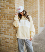 Butter Yellow Mother Mother Mock Neck Sweatshirt IT2594E - Southern Soule Designs