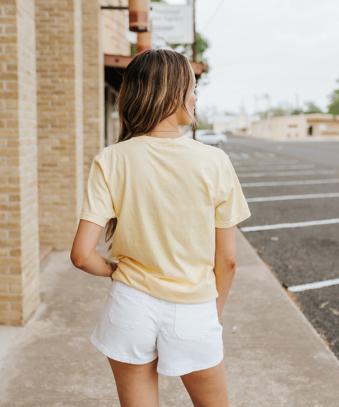 Butter Yellow Support Local Mothers Tee - Southern Soule Designs
