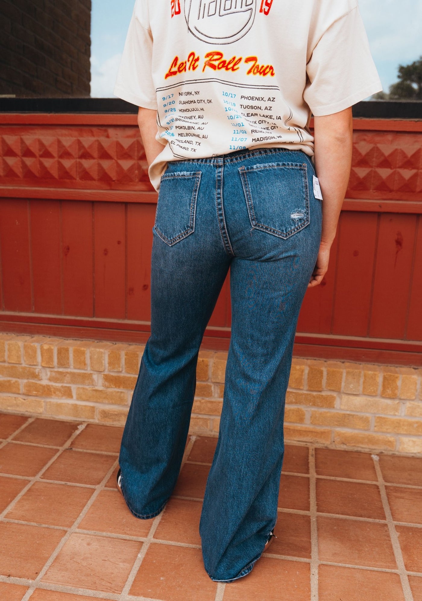 BW6HD03997 Relaxed Flare Jean - Southern Soule Designs