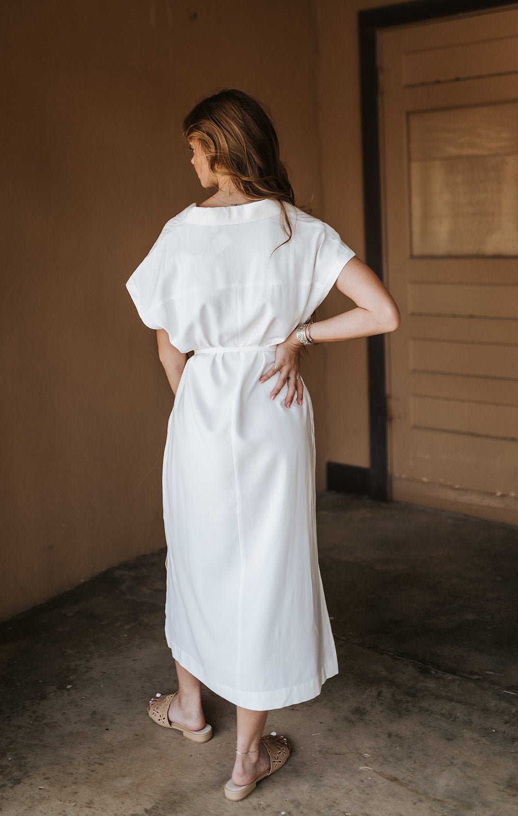 BY Dalano Marshmallow Belt Dress 20818797 - Southern Soule Designs