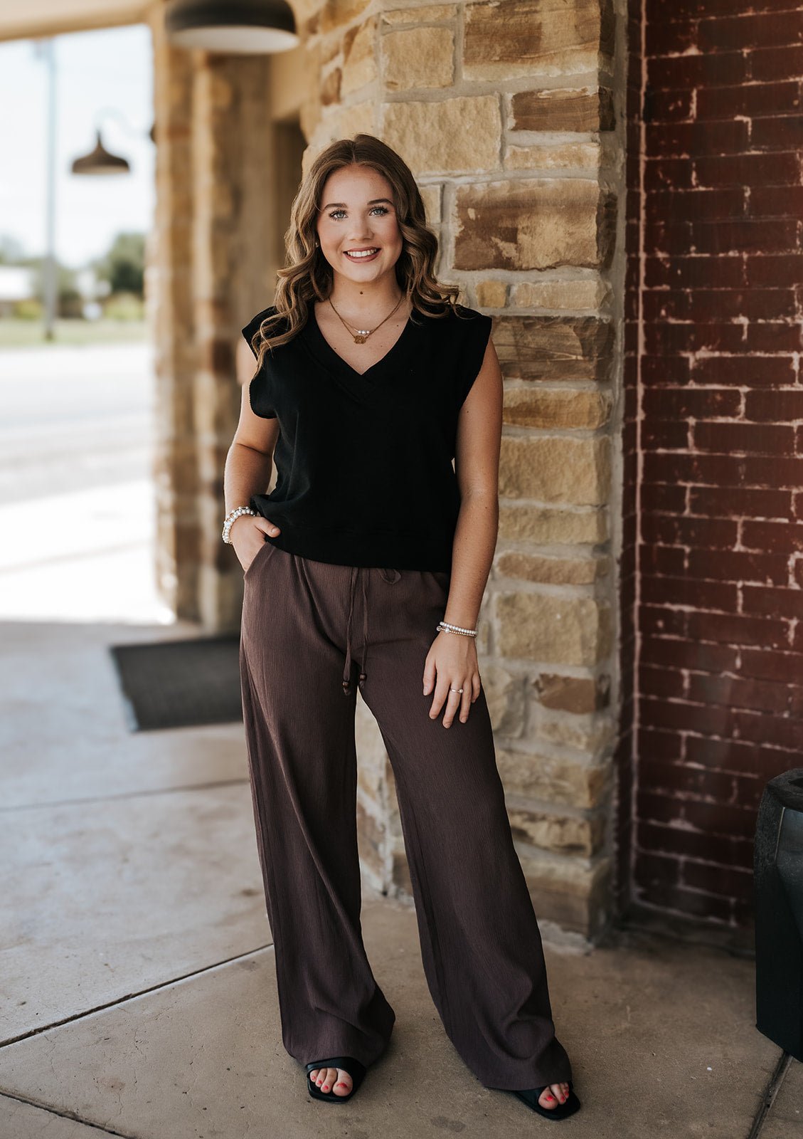 BY Erolo French Roast Pants 20818934 - Southern Soule Designs