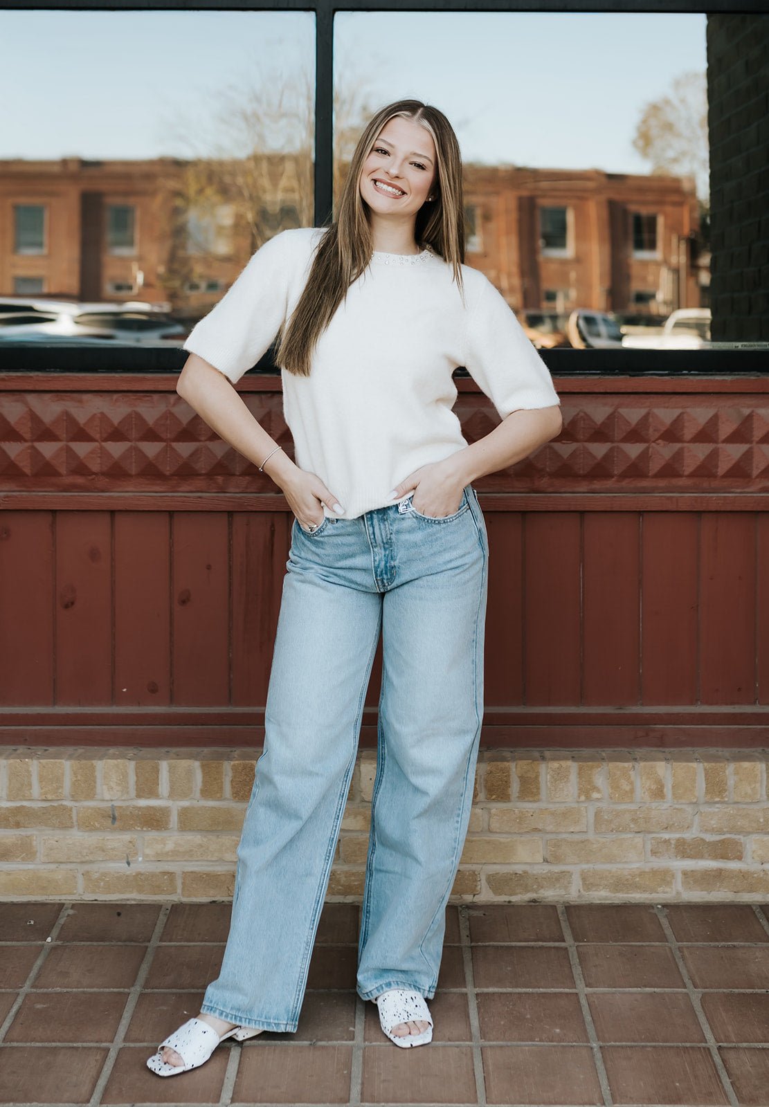 Byomea rhinestone SS Jumper 20818325 - Southern Soule Designs