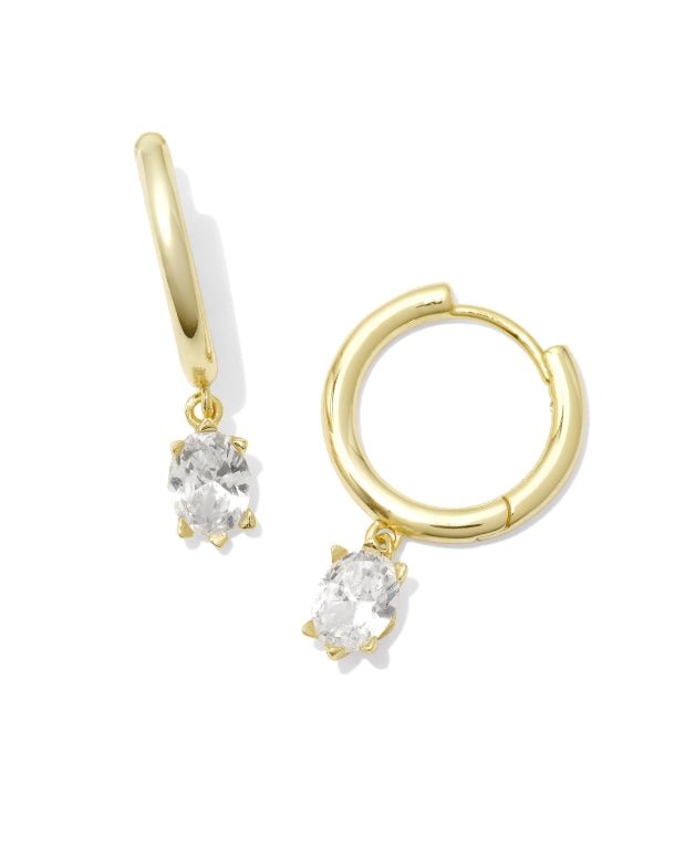 Cailin Single Stone Huggie - Southern Soule Designs