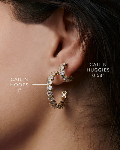 Kendra Scott Cailin Crystal Hoop Earring