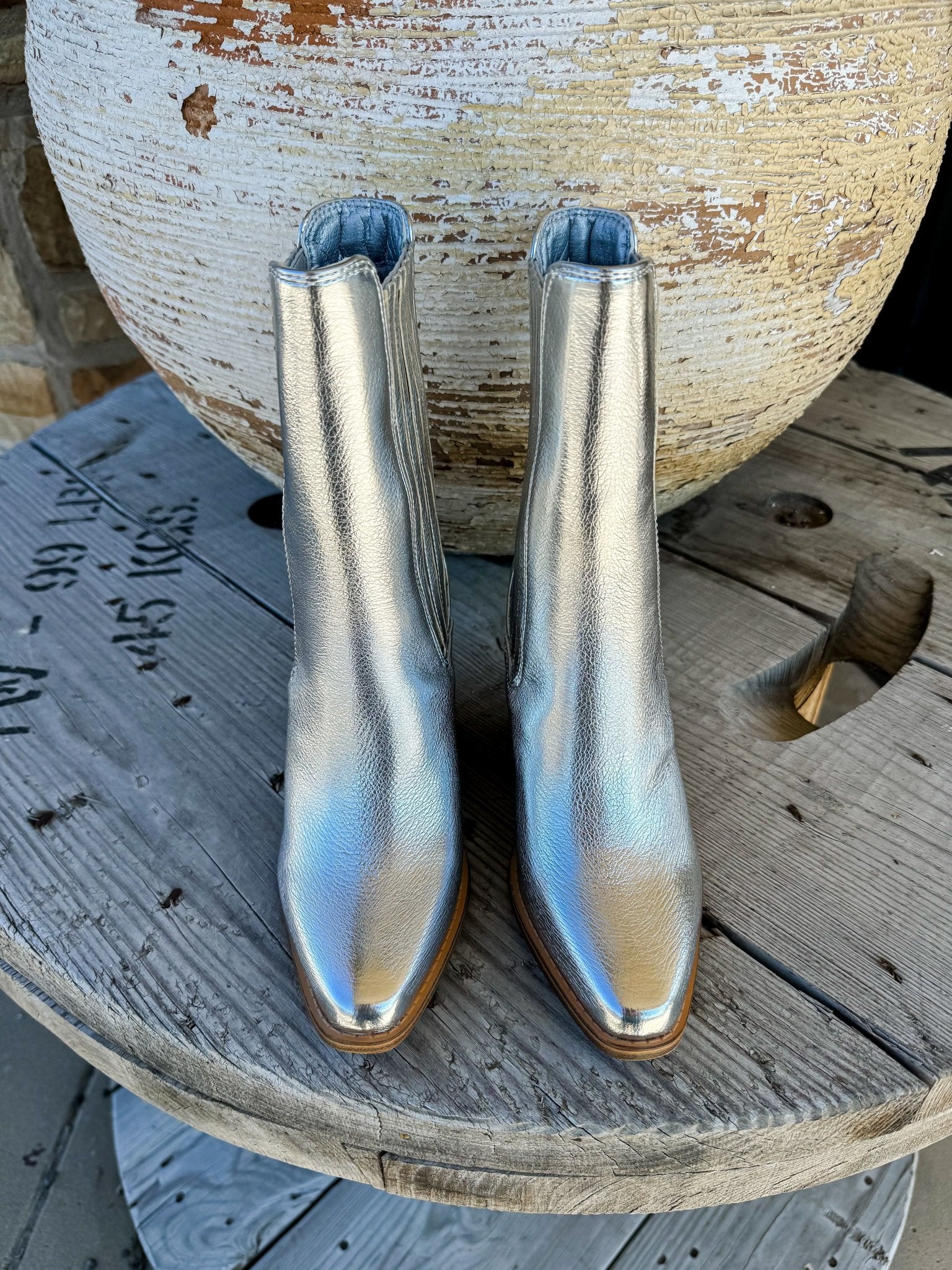 Cali Boot Silver - Southern Soule Designs