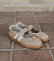Calm Down Camel Faux Suede Sneaker - Southern Soule Designs