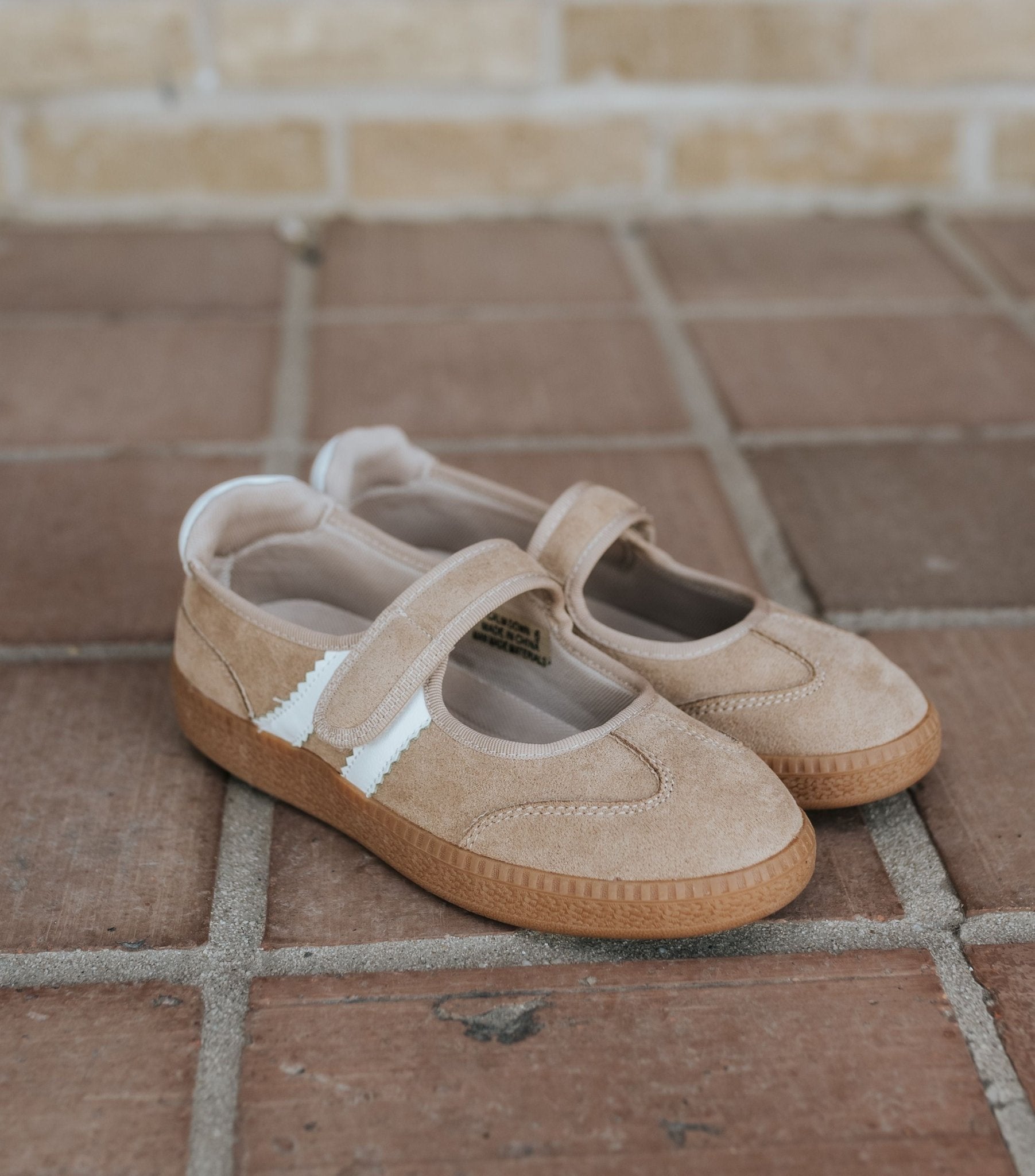 Calm Down Camel Faux Suede Sneaker - Southern Soule Designs
