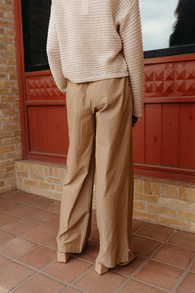Camel Stripe PJ Style Pants BRP3200 - 1 - Southern Soule Designs