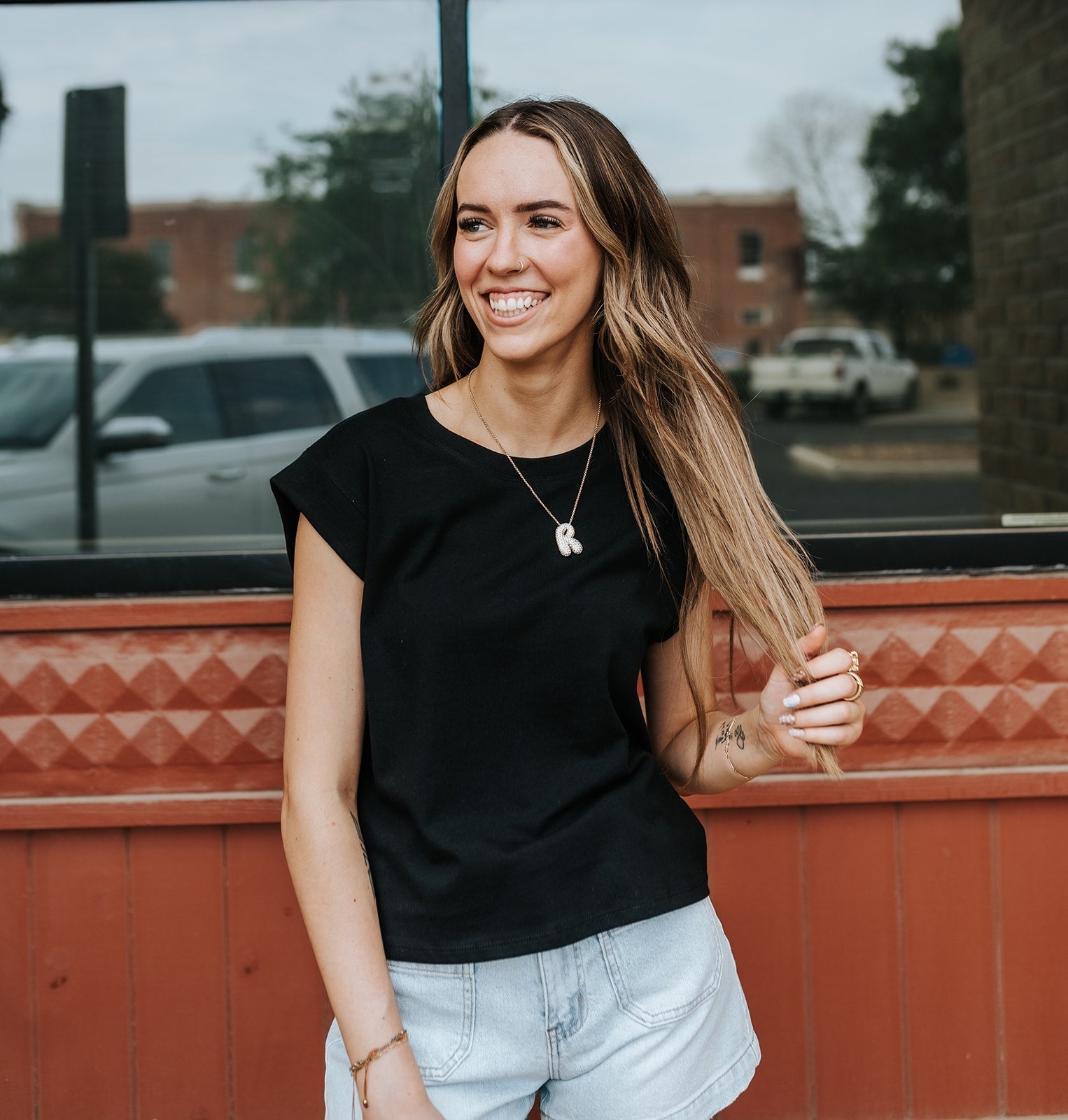 Camino Jersey Top True Black ZT261159 - Southern Soule Designs