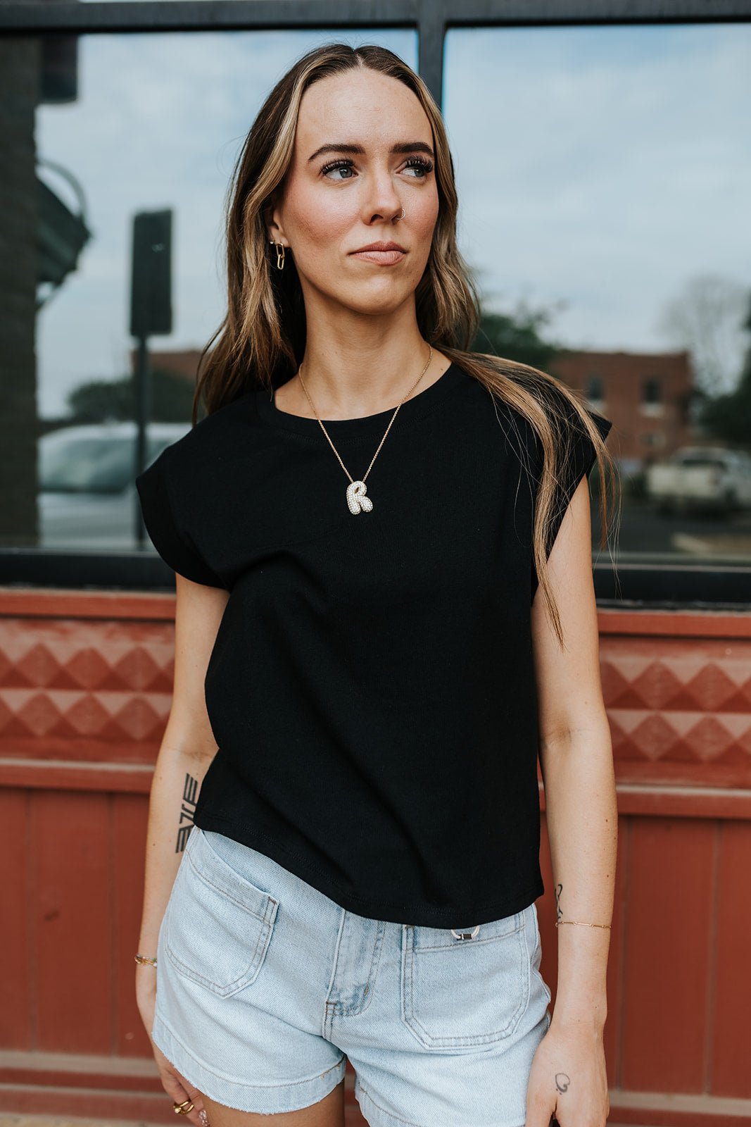 Camino Jersey Top True Black ZT261159 - Southern Soule Designs