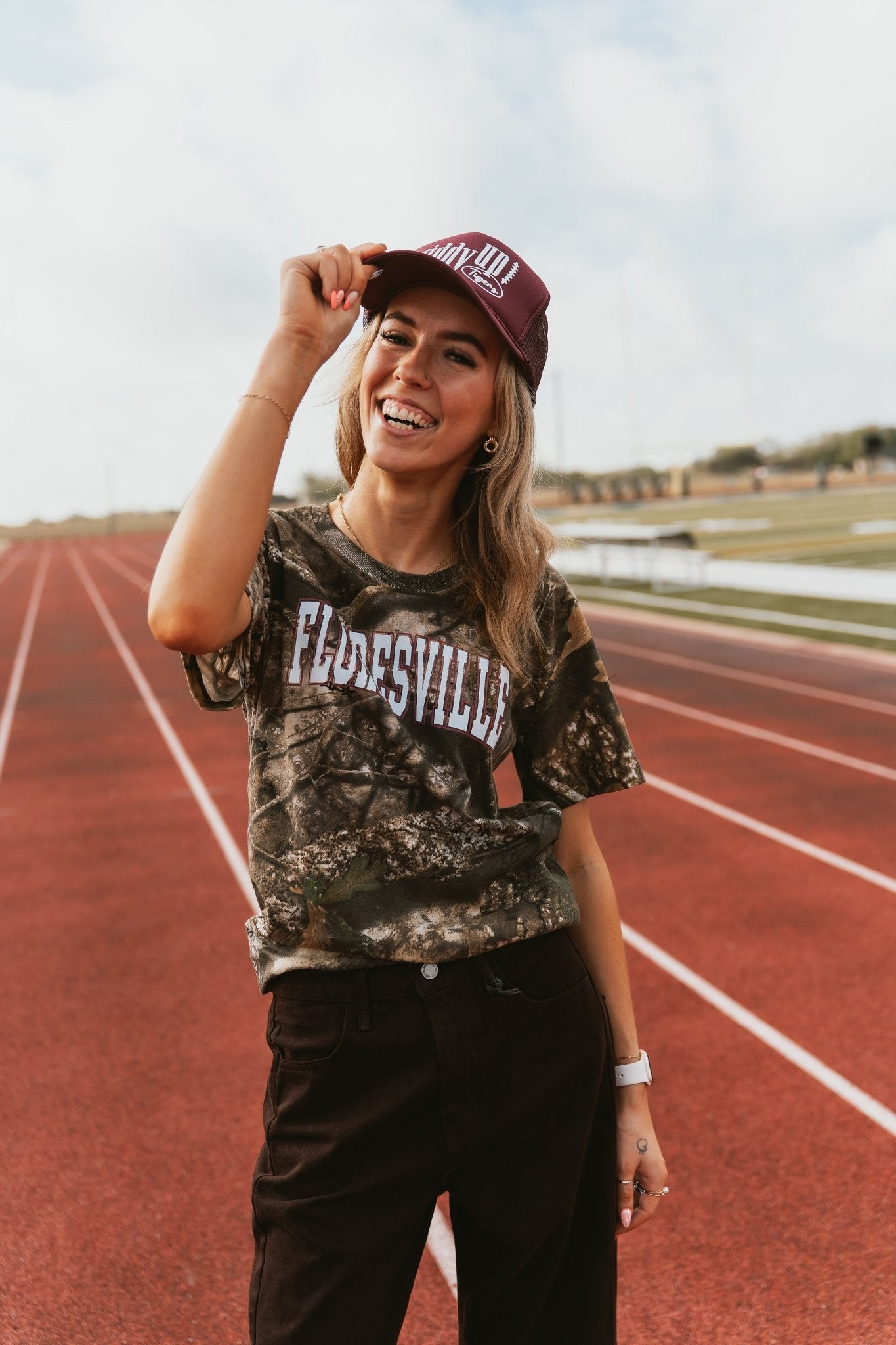 Camo Floresville Spirit Tee - Southern Soule Designs