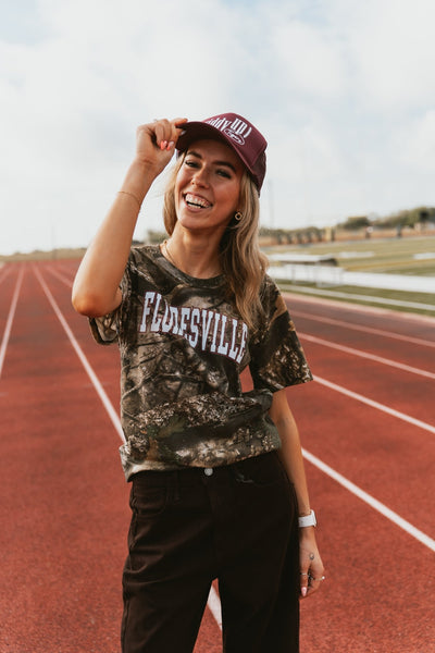 Camo Floresville Spirit Tee - Southern Soule Designs
