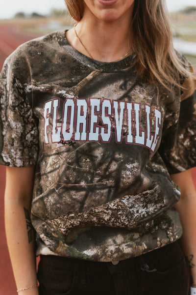 Camo Floresville Spirit Tee - Southern Soule Designs