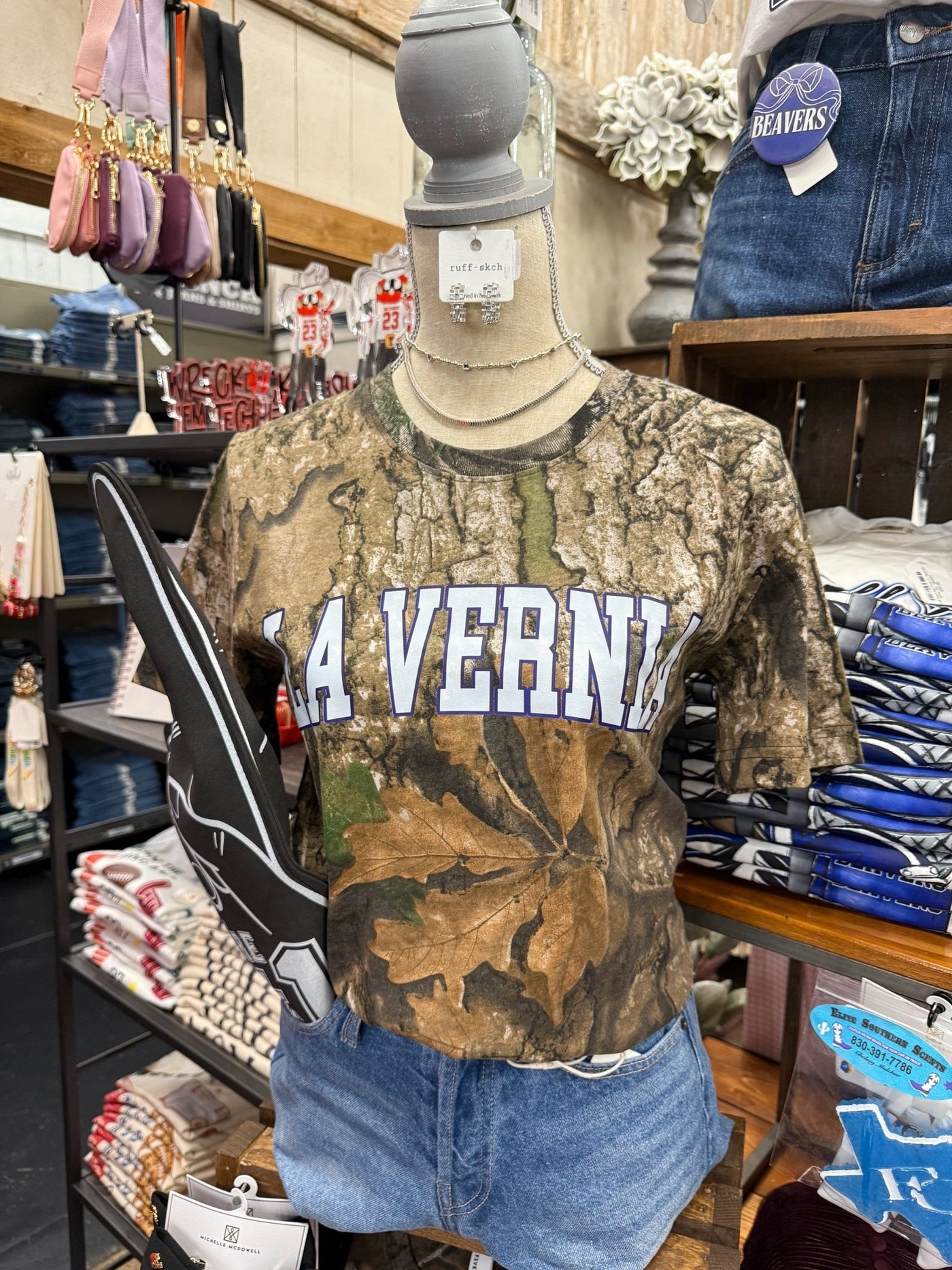 Camo La Vernia Spirit Tee - Southern Soule Designs