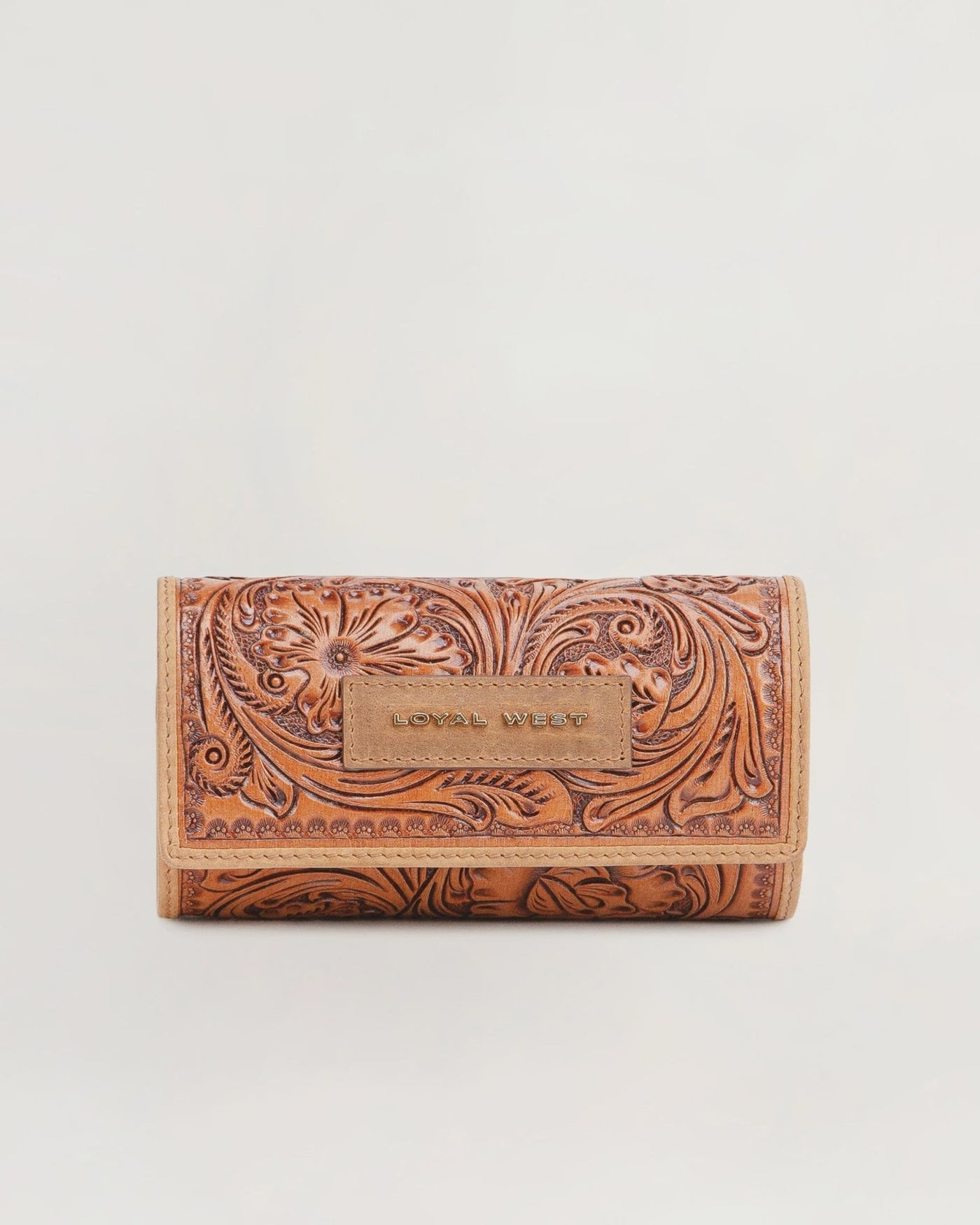 Canyon Jewelry Case - Handtooled Leather - Southern Soule Designs