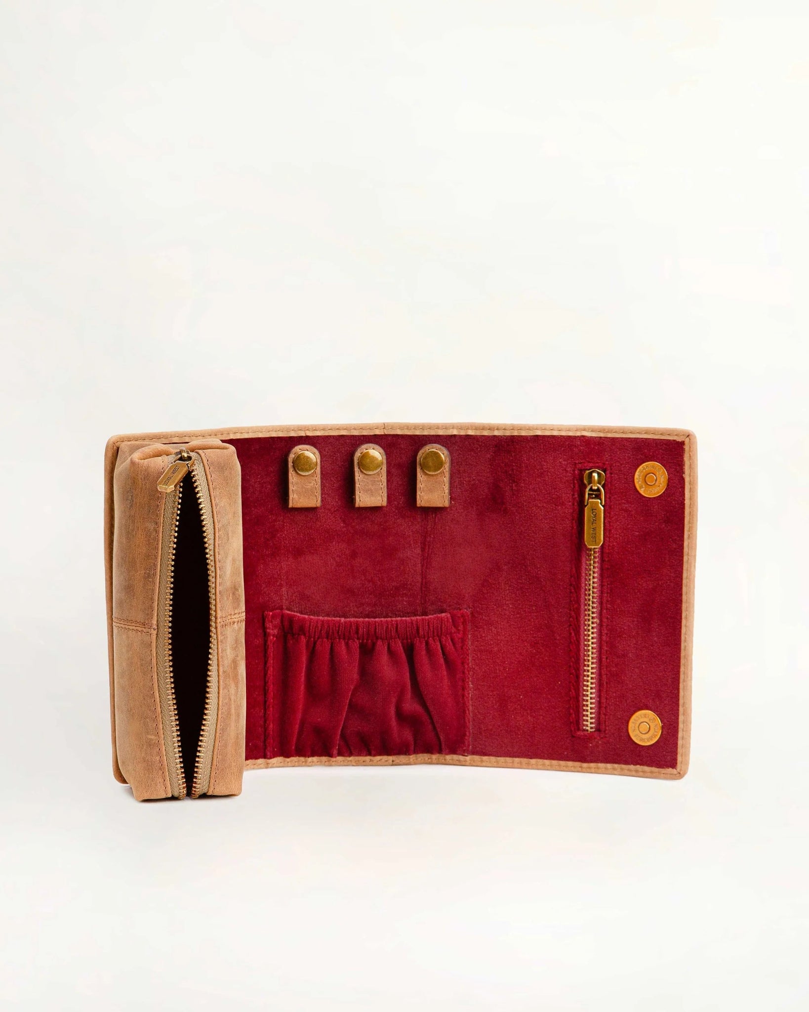 Canyon Jewelry Case - Handtooled Leather - Southern Soule Designs