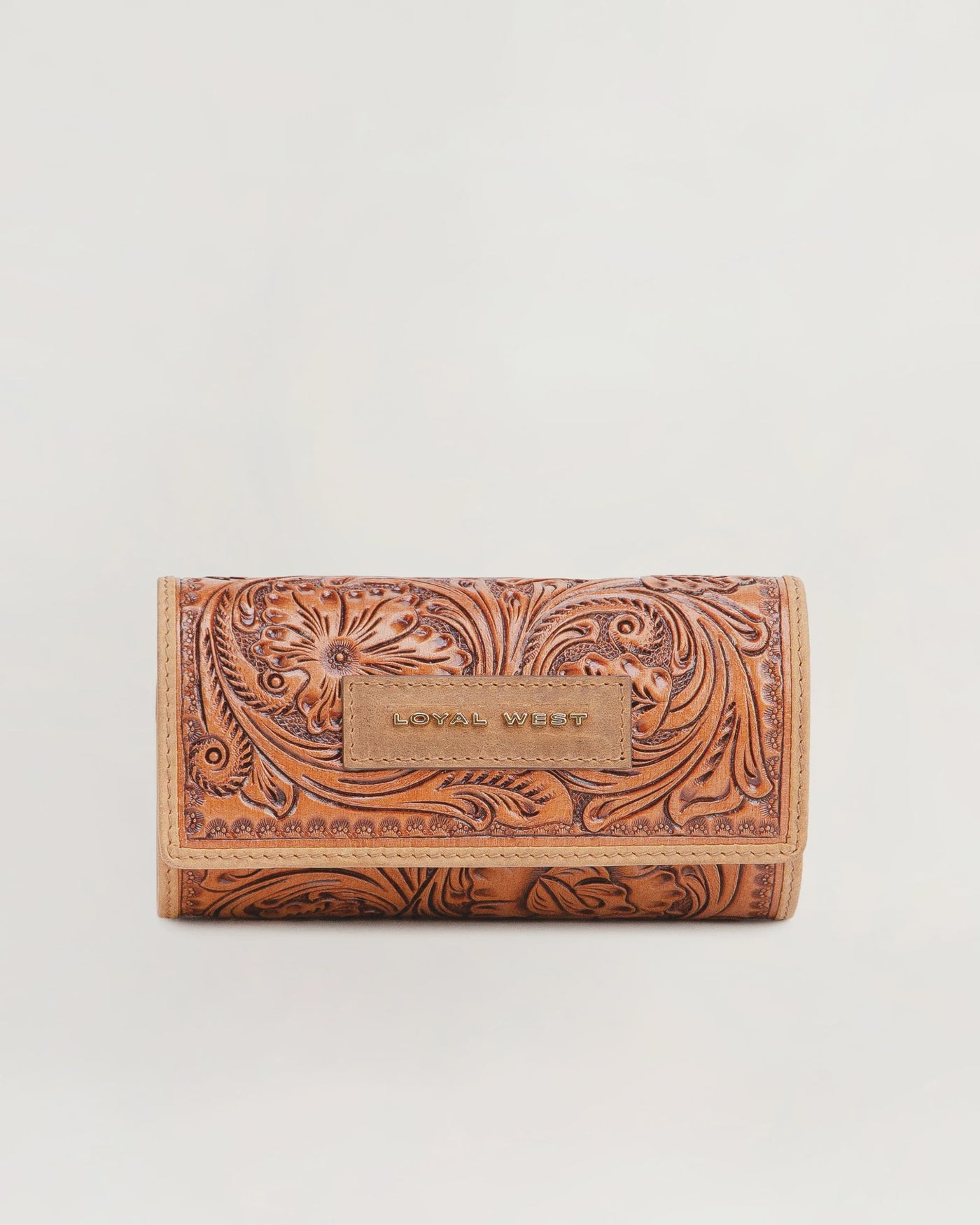 Canyon Jewelry Case - Handtooled Leather