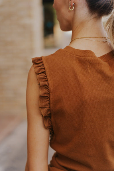 Cappuccino Bridgette Top - Southern Soule Designs