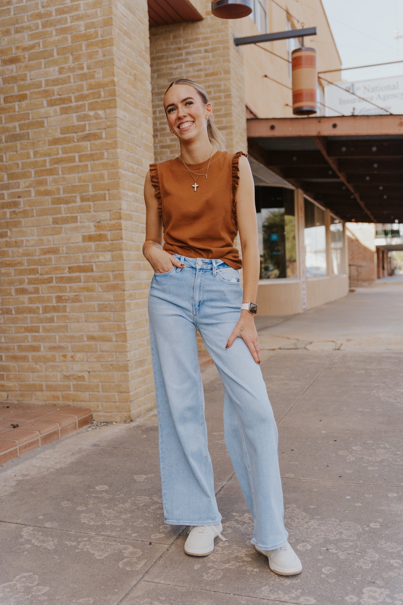 Cappuccino Bridgette Top - Southern Soule Designs