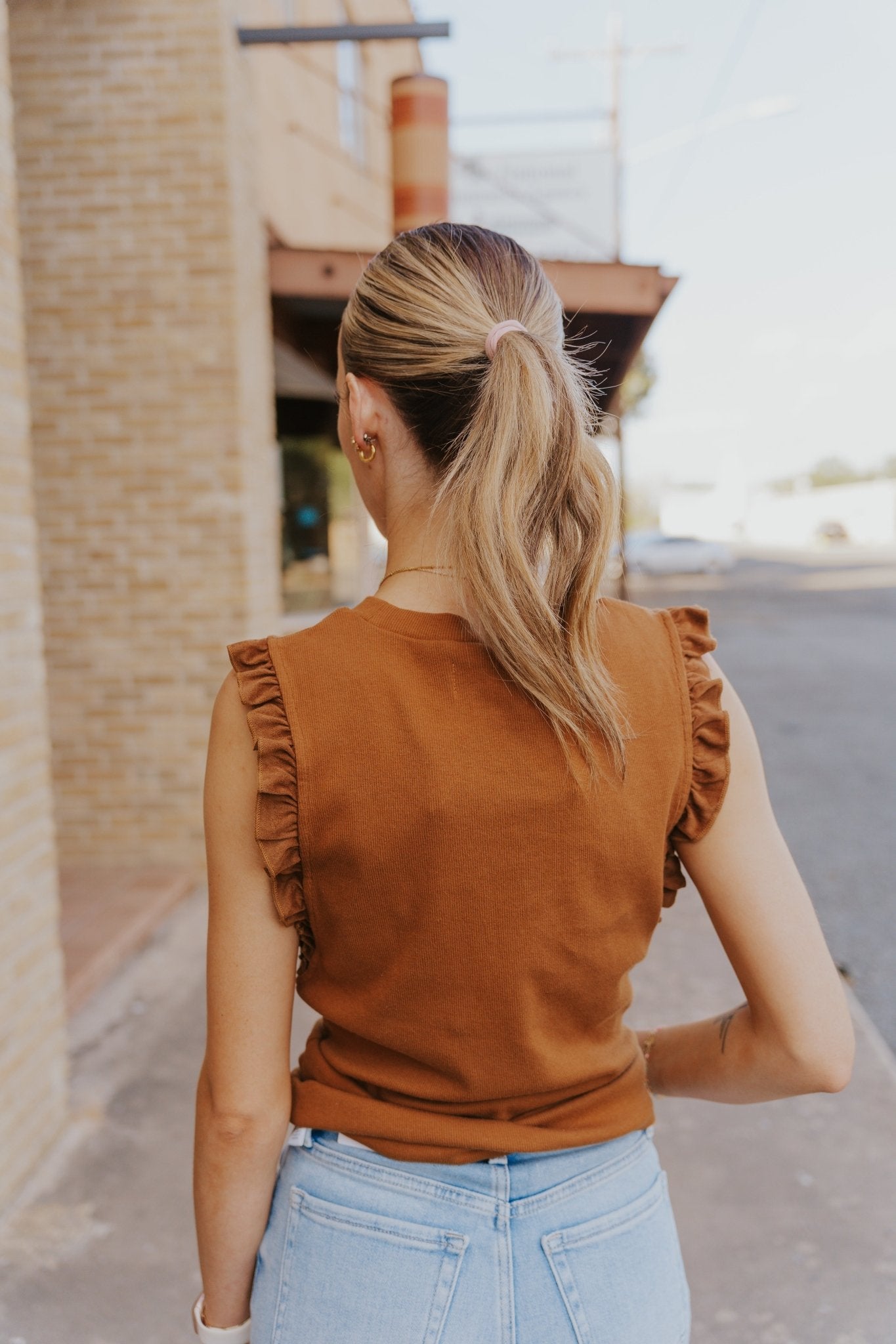 Cappuccino Bridgette Top - Southern Soule Designs