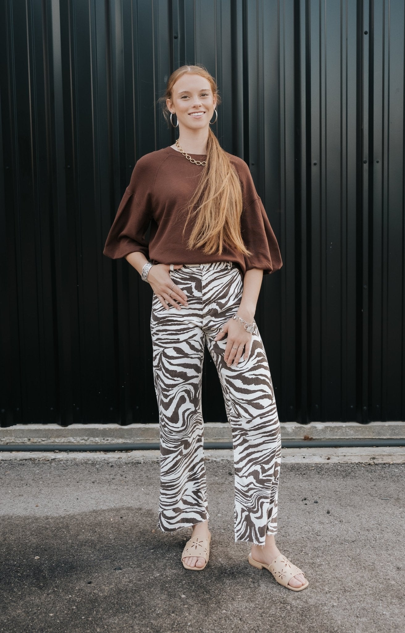 Cappuccino Matteo Sweater - Southern Soule Designs