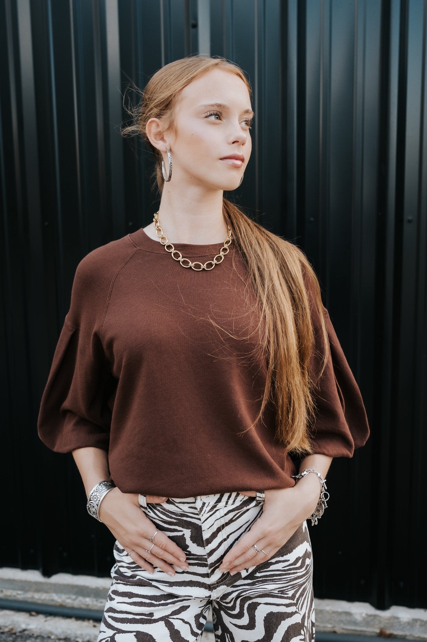 Cappuccino Matteo Sweater - Southern Soule Designs