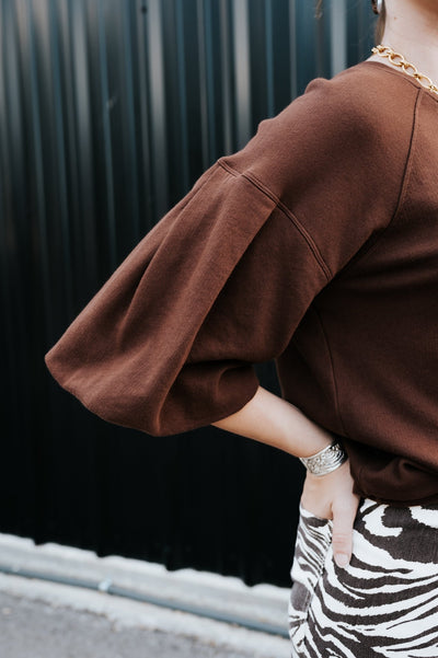 Cappuccino Matteo Sweater - Southern Soule Designs