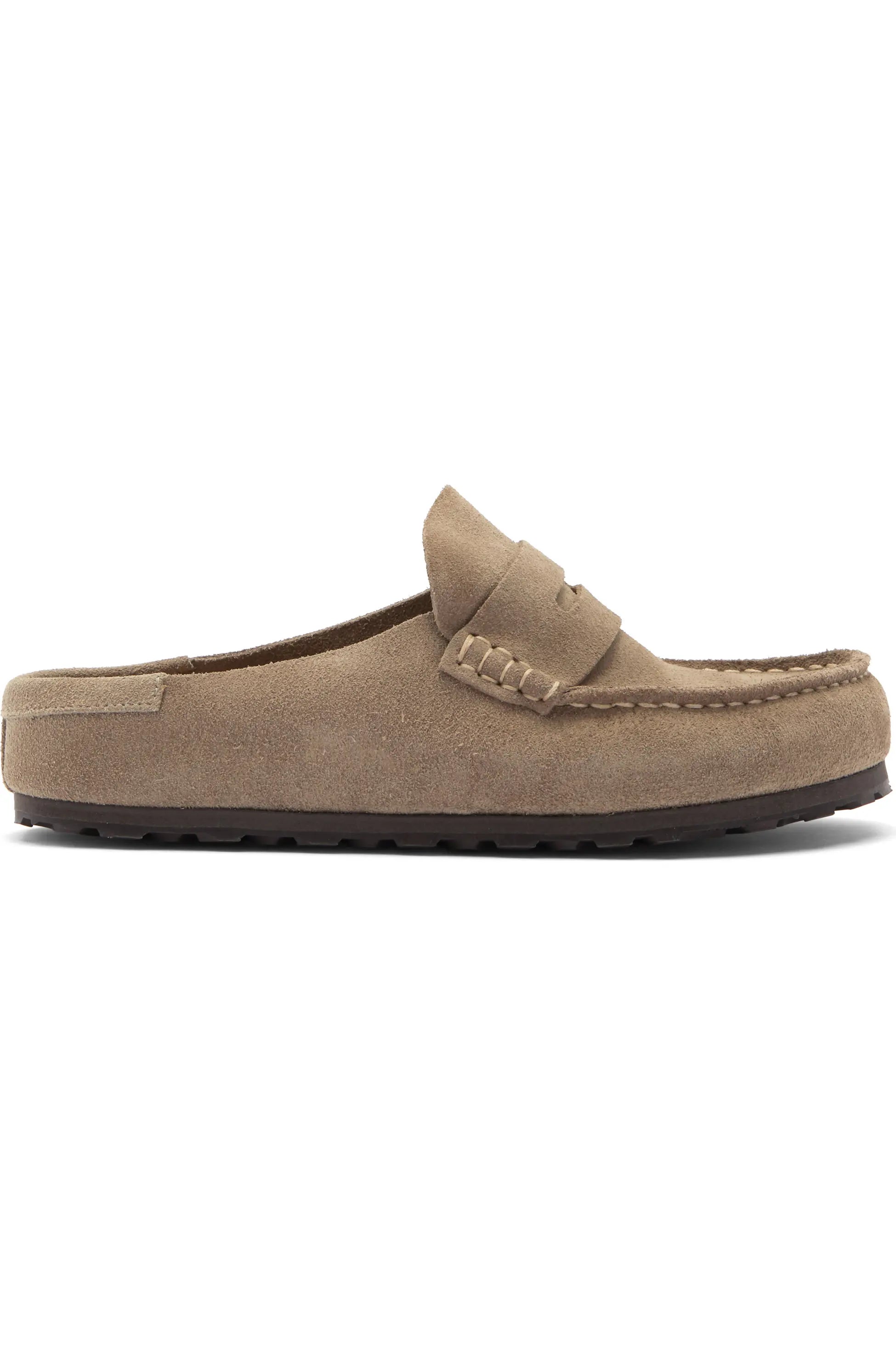 Birkenstock Naples Wrapped Suede Taupe Narrow/Medium