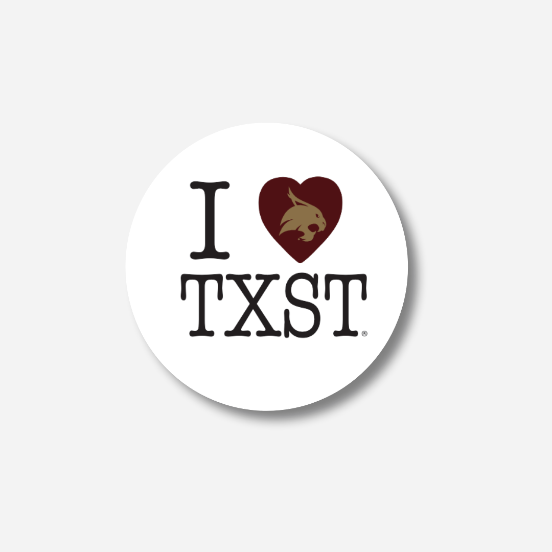 I Heart Texas State Button SWT2508
