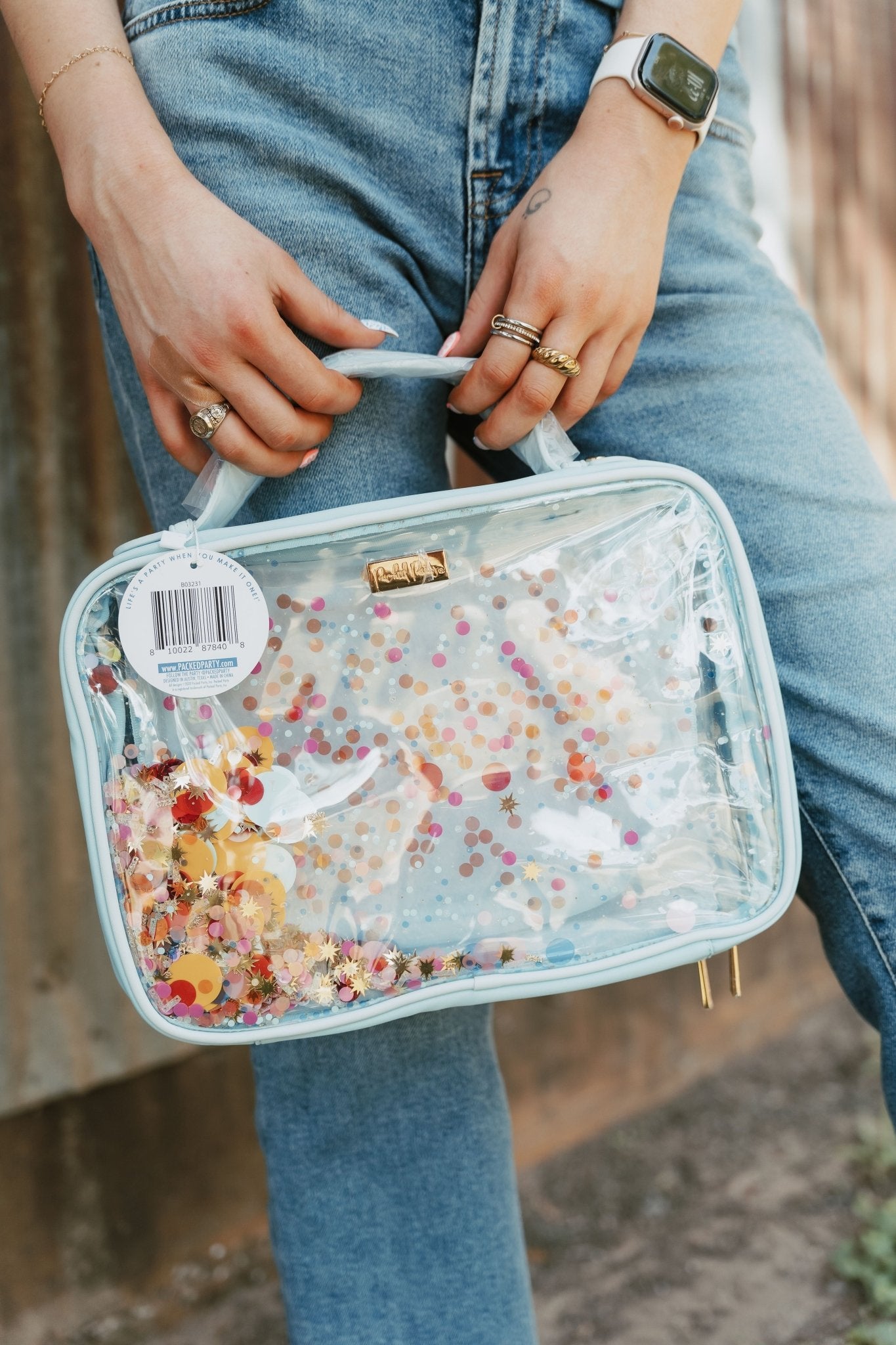 Celebrate Confetti Insulated Lunch Box Cooler - Southern Soule Designs