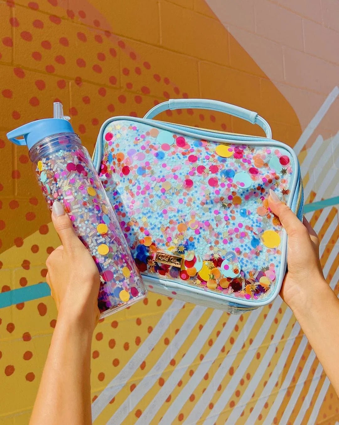 Celebrate Confetti Insulated Lunch Box Cooler - Southern Soule Designs