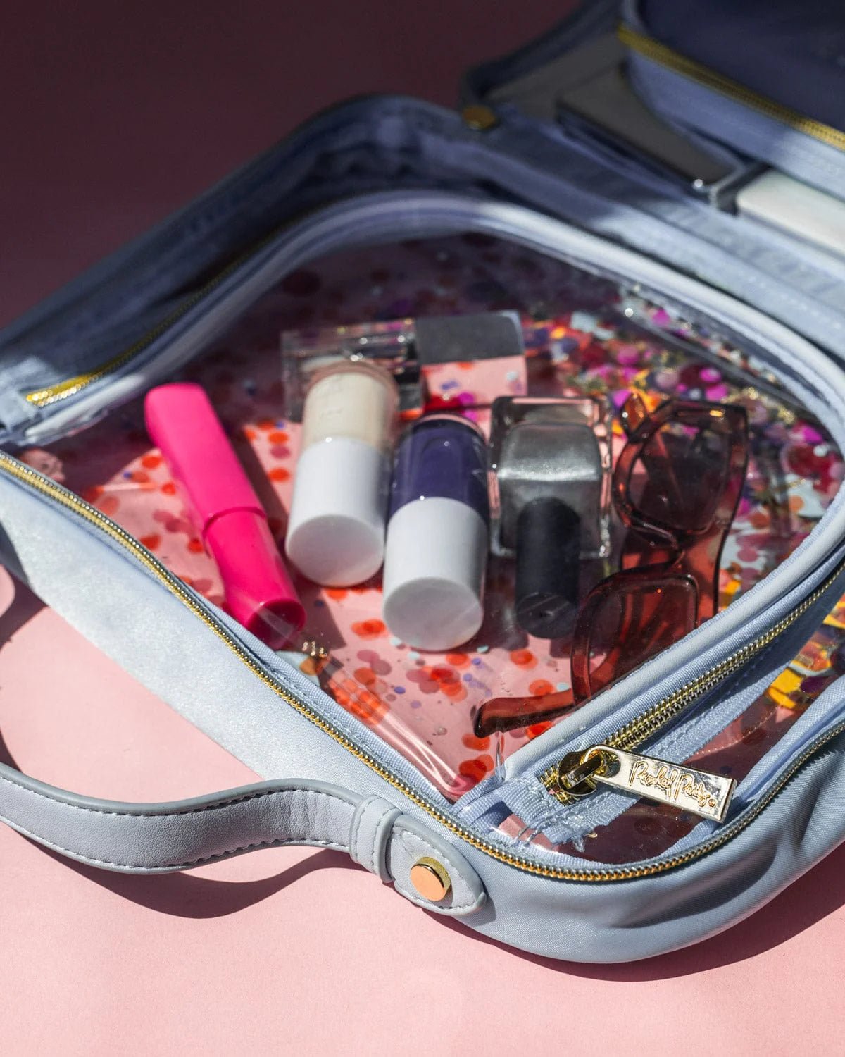 Celebrate Confetti Traveler Makeup Case - Southern Soule Designs