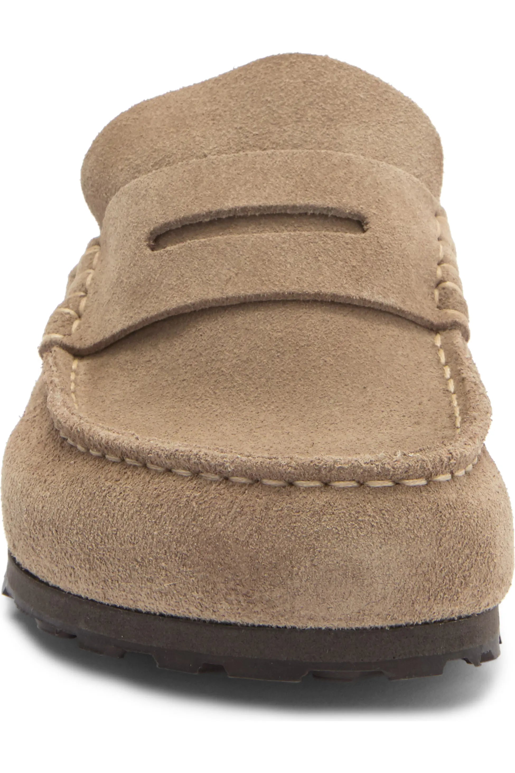 Birkenstock Naples Wrapped Suede Taupe Narrow/Medium
