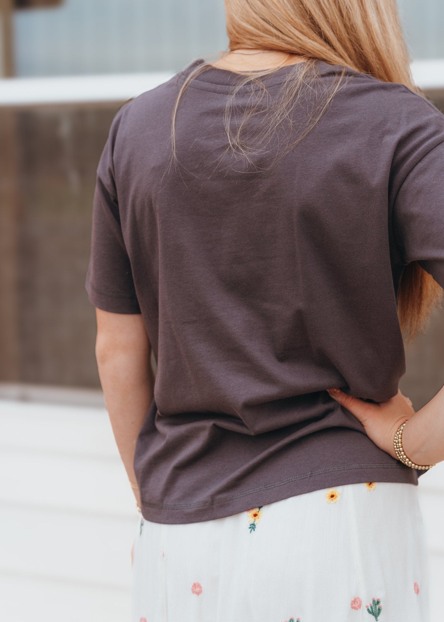 Charcoal Oversized Tee 3520 - Southern Soule Designs