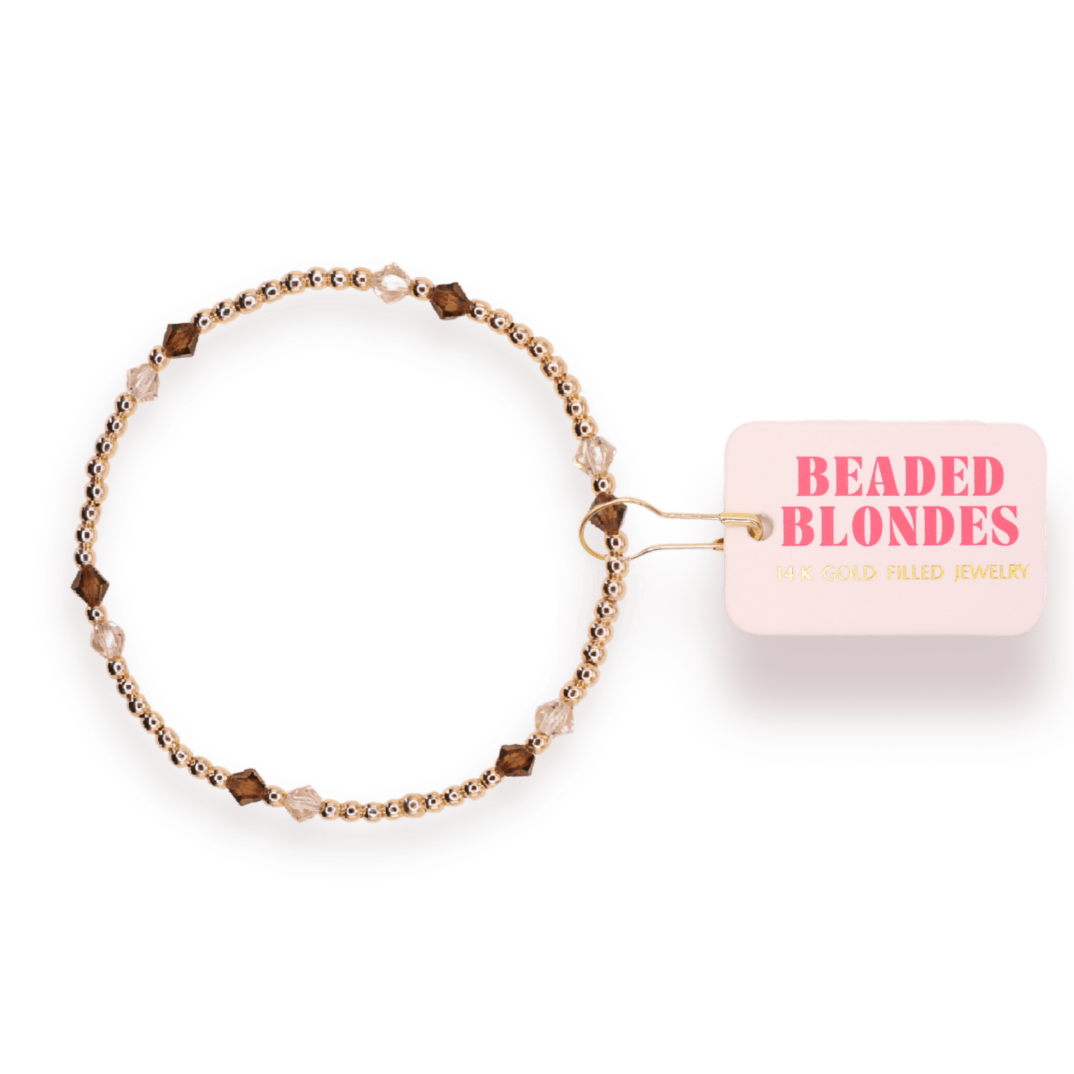Charlotte Bracelet in Champagne and Mocha - Southern Soule Designs