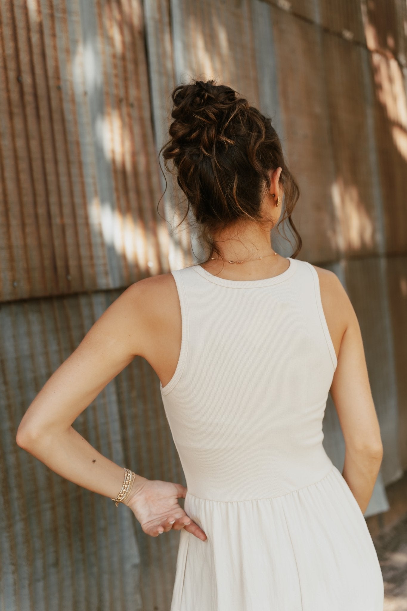 Charlotte Midi Dress Crystal ZD253191 - Southern Soule Designs