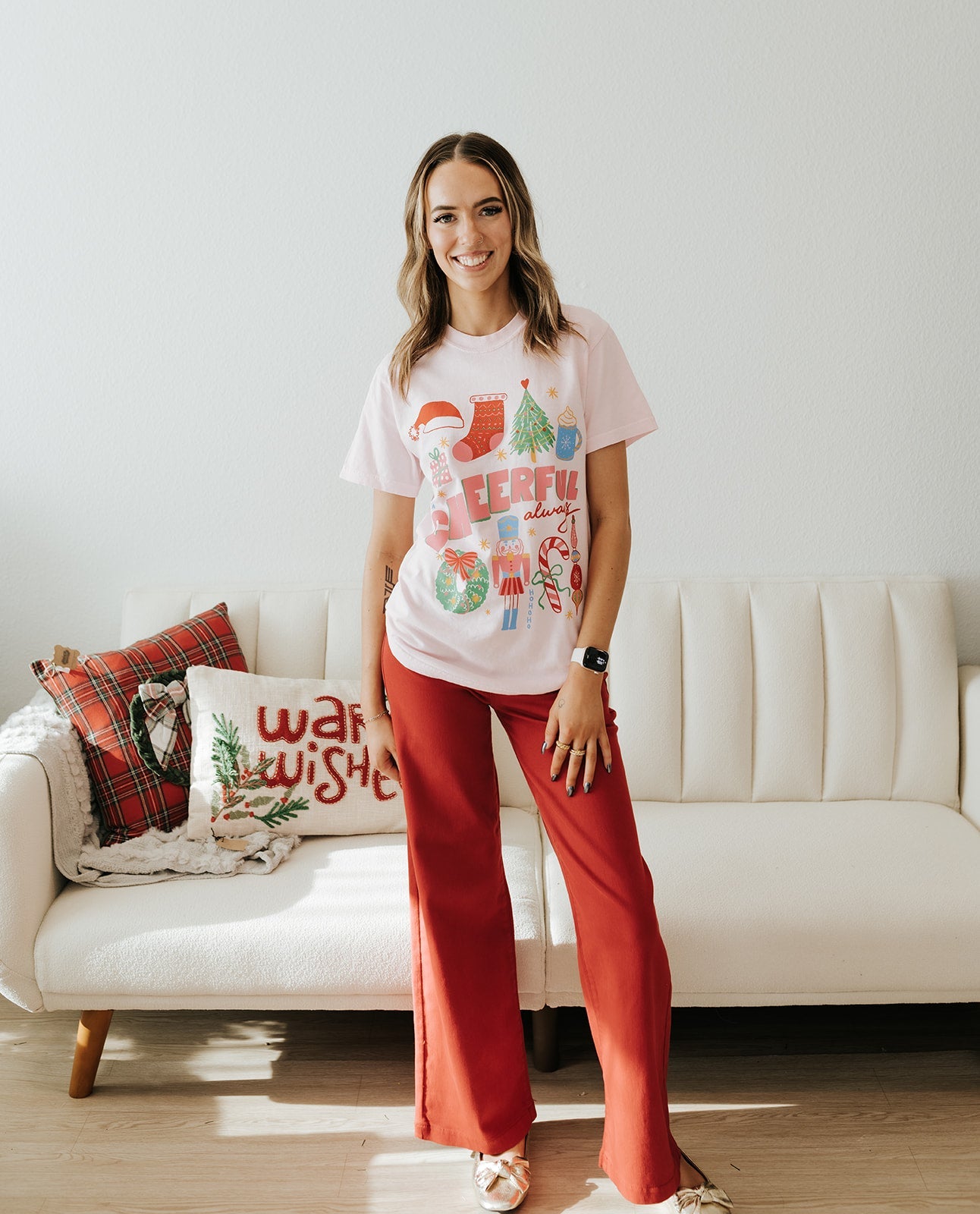 Cheerful Always Tee - Southern Soule Designs