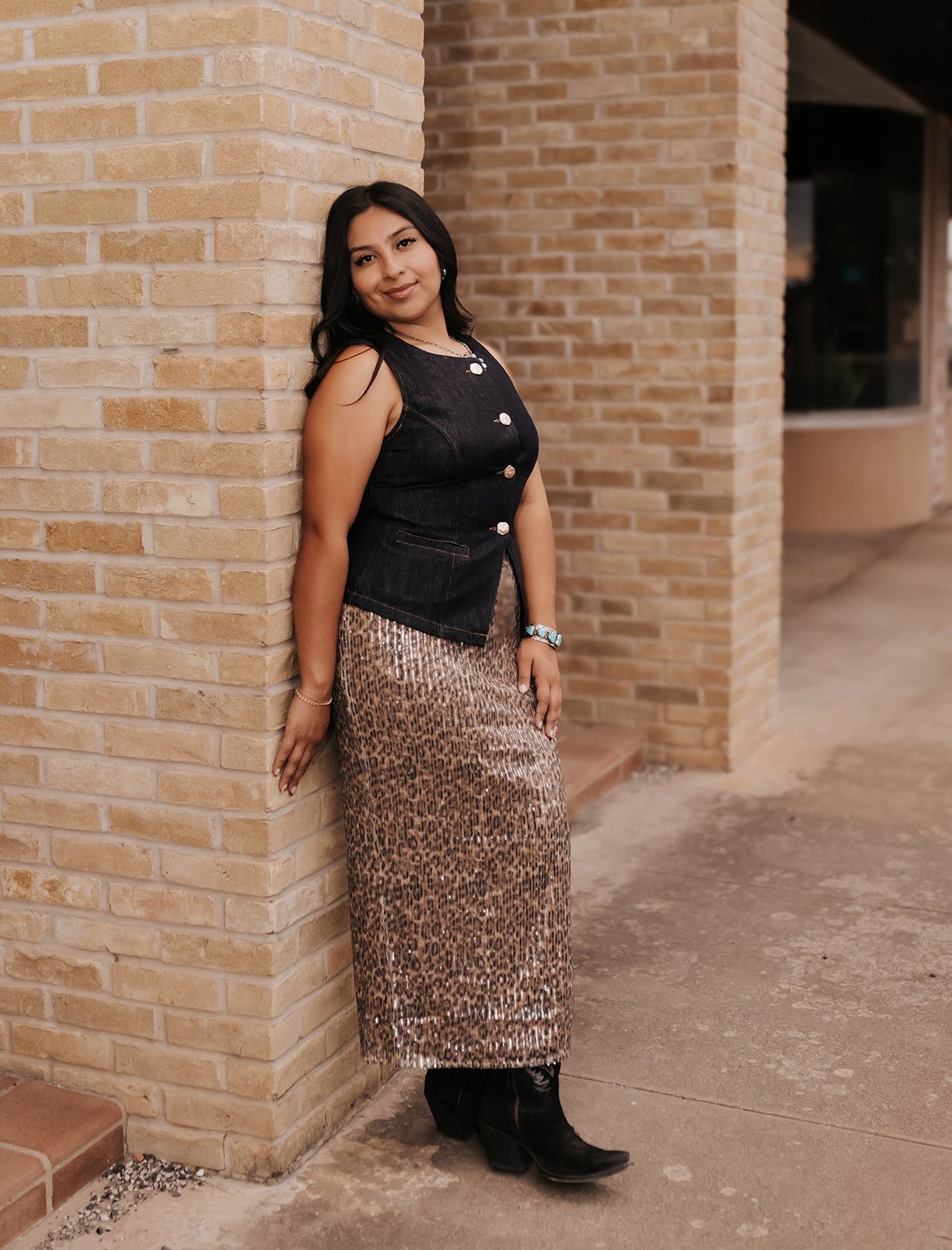Cheetah Print Maxi Skirt SE4189 - Southern Soule Designs