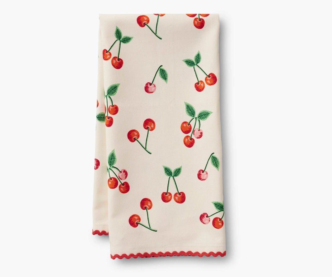 Cherries Tea Towel TEA013 - Southern Soule Designs