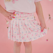 Cherry Bow Athletic Skort TT - 05 CHE - Southern Soule Designs