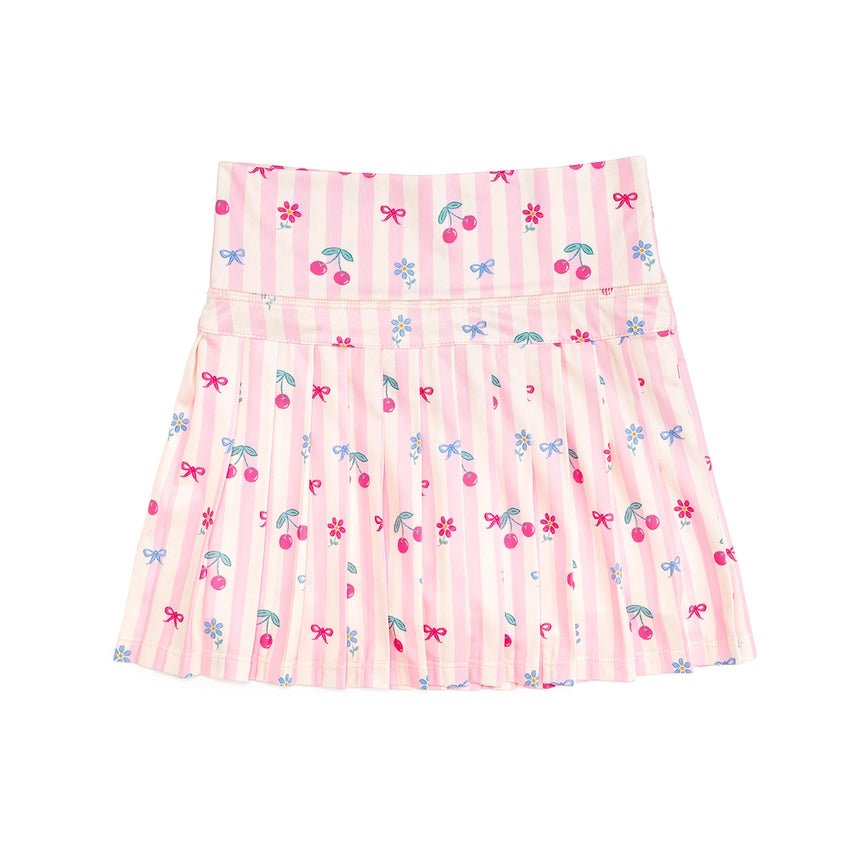 Cherry Bow Athletic Skort TT - 05 CHE - Southern Soule Designs