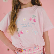 Cherry Good Day Short Sleeve T-Shirt GST - 391 BA - Southern Soule Designs