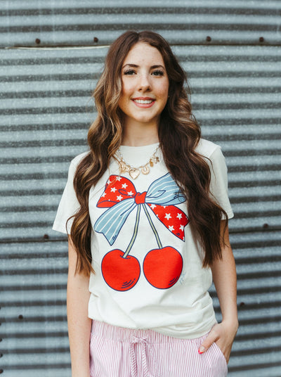 Cherry 'Merica Tee - Southern Soule Designs